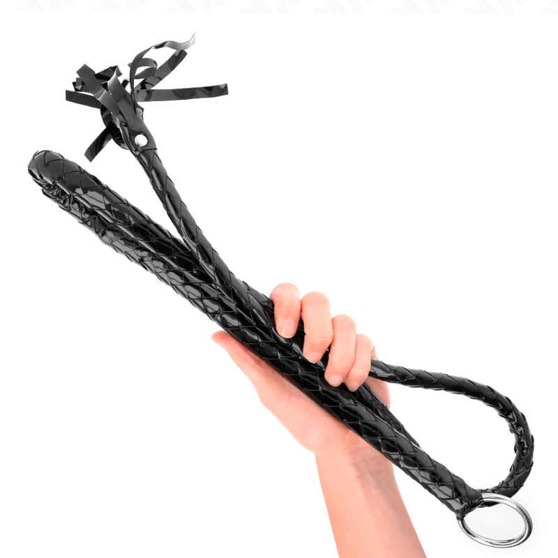 Kinklong Shiny Pvc Whip 138 Cm | Niks.fi verkkokauppa