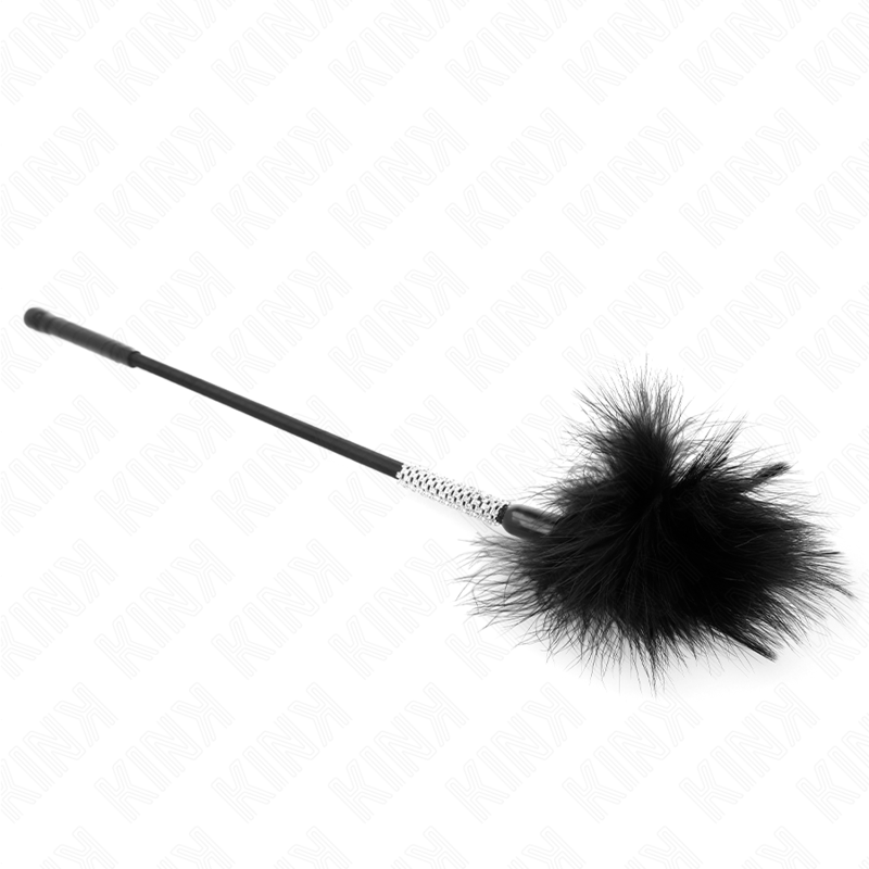 Kinktickle Feathers With Rhinestone Handle 50 Cm | Niks.fi verkkokauppa