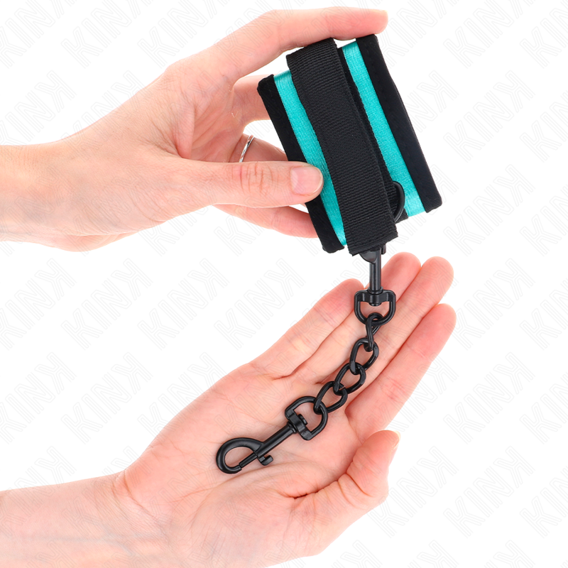 Kinkhook And Loop Nylon Bind Wrist Restraints Black-Blue Adjustable 18-32 Cm X 5 Cm | Niks.fi verkkokauppa