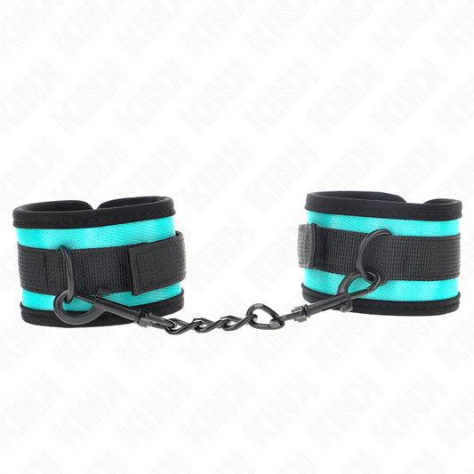 Kinkhook And Loop Nylon Bind Wrist Restraints Black-Blue Adjustable 18-32 Cm X 5 Cm | Niks.fi verkkokauppa