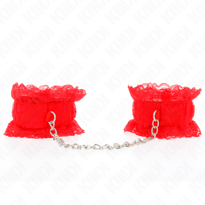 Kinklace Elastic Wrist Restraints Red | Niks.fi verkkokauppa