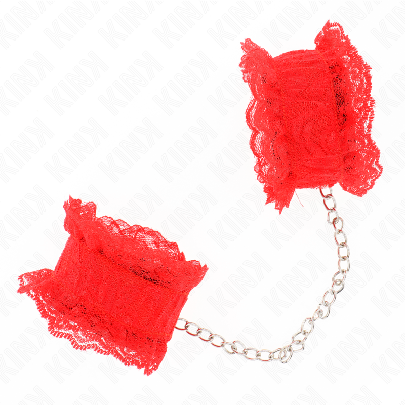 Kinklace Elastic Wrist Restraints Red | Niks.fi verkkokauppa