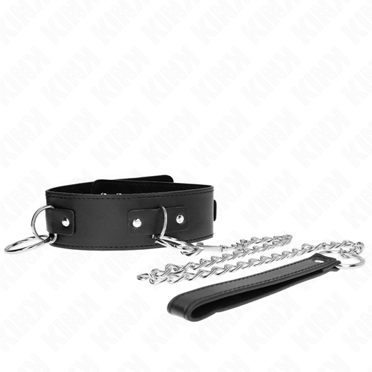 Kinknecklace With Leash 65 Cm 3 Ring Model 2 Adjustable 36-43 Cm X 5 Cm | Niks.fi verkkokauppa