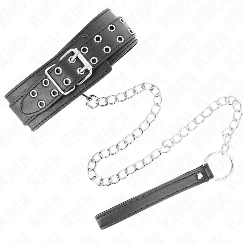 Kinknecklace With Strap 65 Cm Silver Buckles Adjustable 33-46 Cm X 5.5 Cm | Niks.fi verkkokauppa