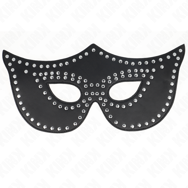 Kinkleatherette Mask With Rivets Model 2 30 X 12 Cm | Niks.fi verkkokauppa