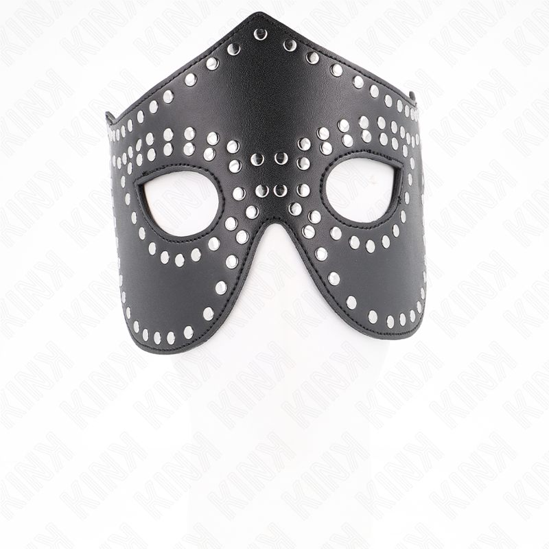 Kinkleatherette Mask With Rivets Model 2 30 X 12 Cm | Niks.fi verkkokauppa