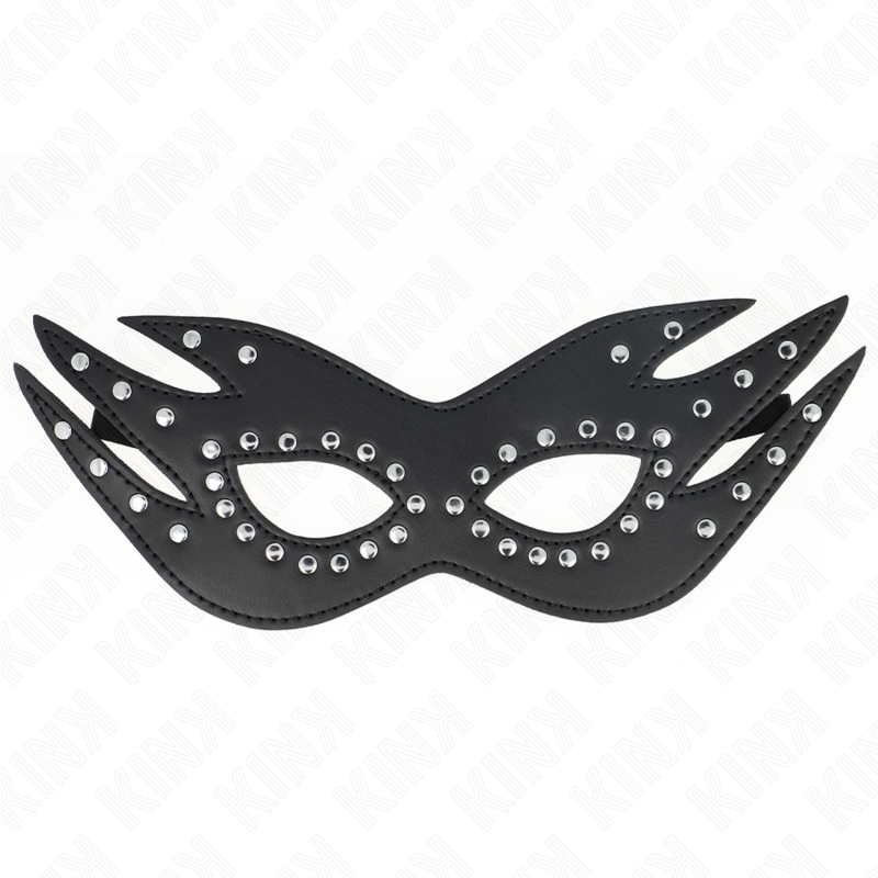 Kinkleatherette Mask With Rivets Model 3 26 X 9.5 Cm | Niks.fi verkkokauppa