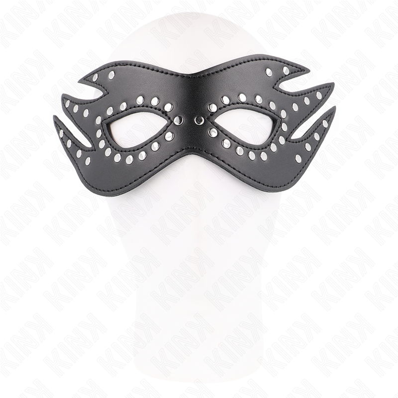Kinkleatherette Mask With Rivets Model 3 26 X 9.5 Cm | Niks.fi verkkokauppa