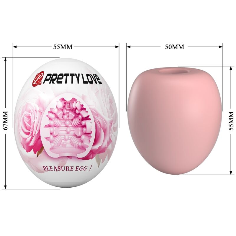 Pretty Lovemale Masturbator Egg Pink | Niks.fi verkkokauppa