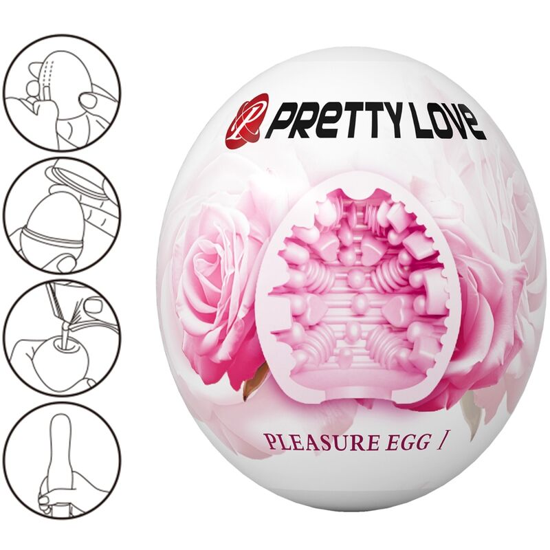 Pretty Lovemale Masturbator Egg Pink | Niks.fi verkkokauppa