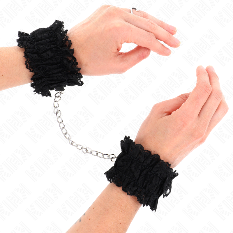 Kinklace Elastic Wrist Restraints Negro | Niks.fi verkkokauppa
