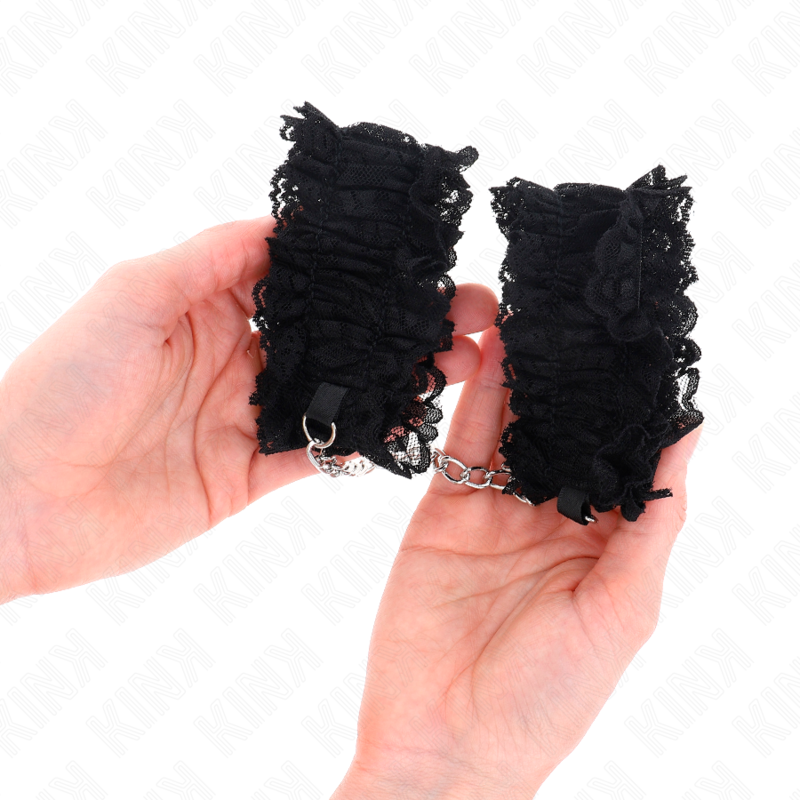 Kinklace Elastic Wrist Restraints Negro | Niks.fi verkkokauppa