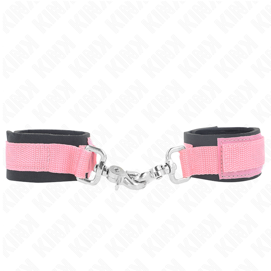 Kinkadjustable Neoprene Wrist Restraints Pink Adjustable 22-34 Cm | Niks.fi verkkokauppa