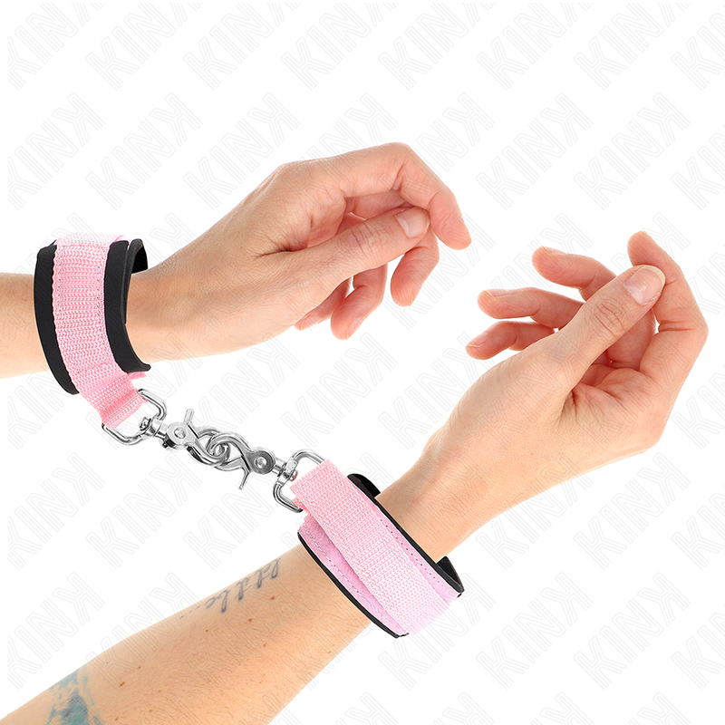 Kinkadjustable Neoprene Wrist Restraints Pink Adjustable 22-34 Cm | Niks.fi verkkokauppa