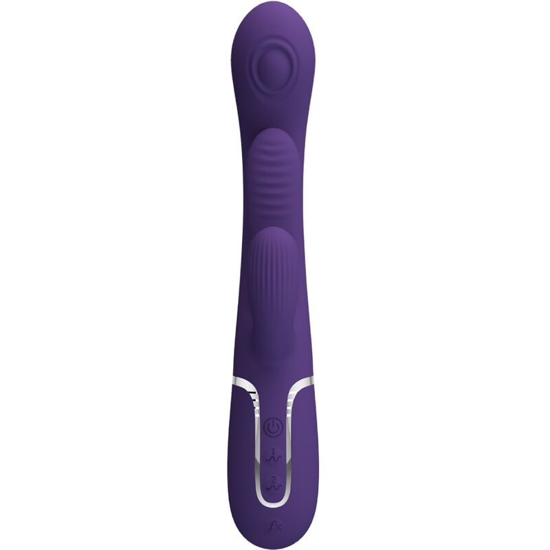 Shania Triple Rabbit Vibrator Multifunction Purple | Niks.fi verkkokauppa