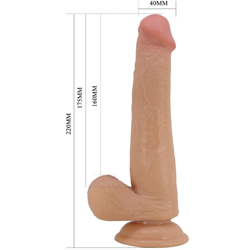 Tallen Realistic Dildo 22 Cm Flesh | Niks.fi verkkokauppa