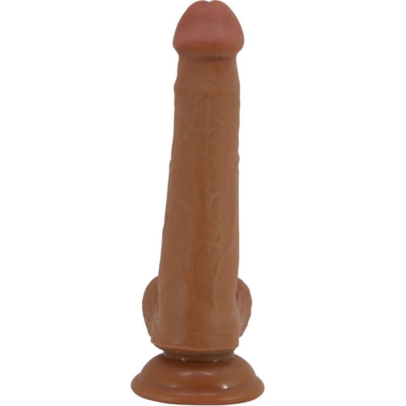 Tallen Realistic Dildo 22 Cm Brown | Niks.fi verkkokauppa