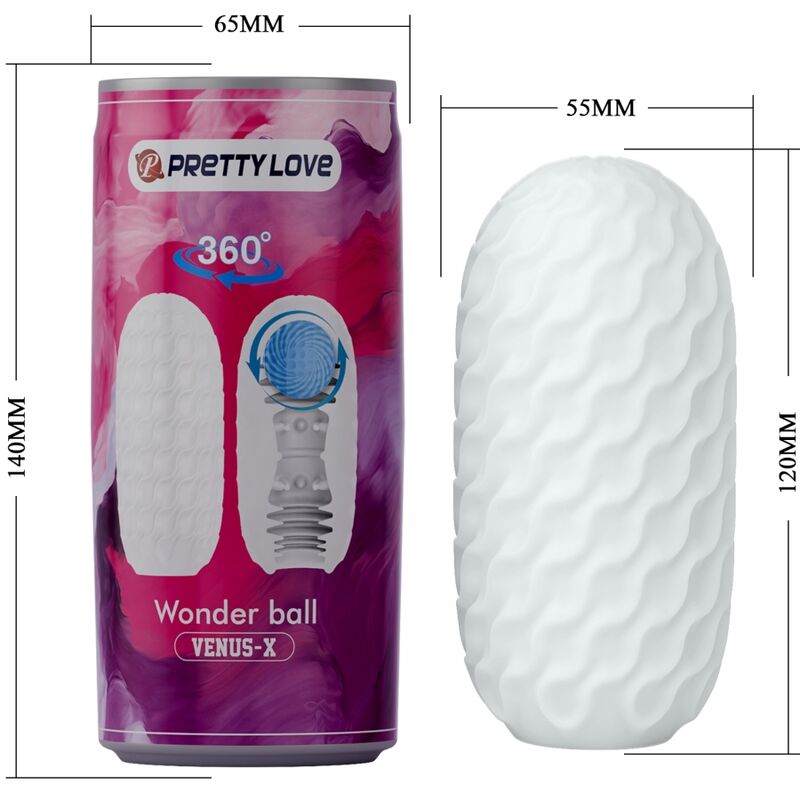 Venus X Male Masturbator Model 3 White | Niks.fi verkkokauppa
