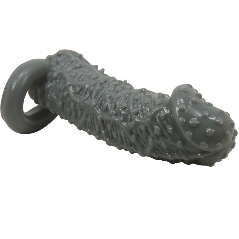 Realistic Penis Enlarger And Delay Sleeve Model 2 Grey | Niks.fi verkkokauppa