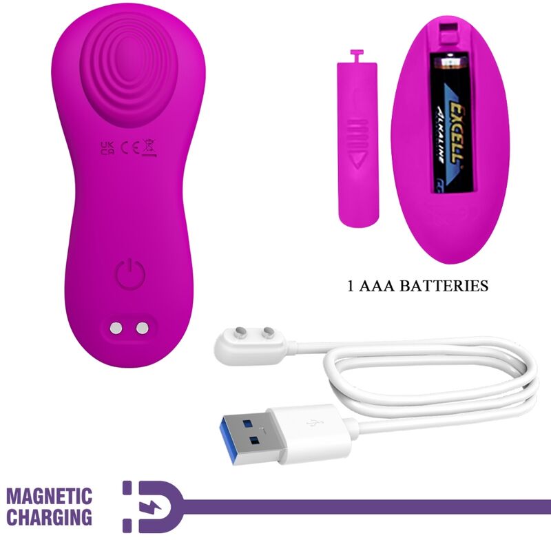 Romario Lay-On Clitoris Stimulator Remote Control Pink | Niks.fi verkkokauppa