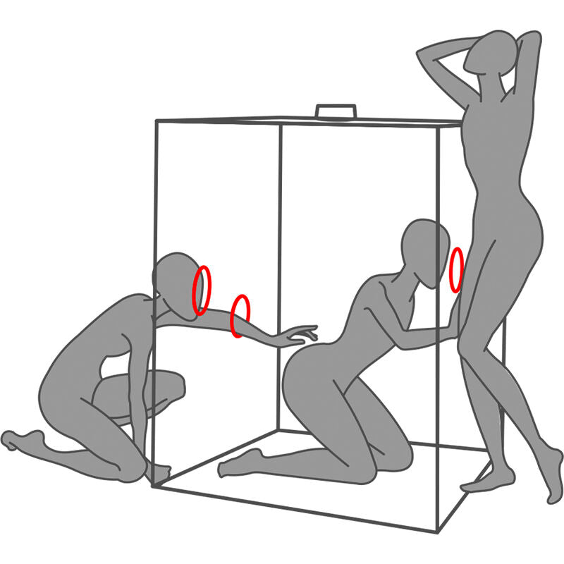 Kink Club Cabin Scandale Black & Red | Niks.fi verkkokauppa