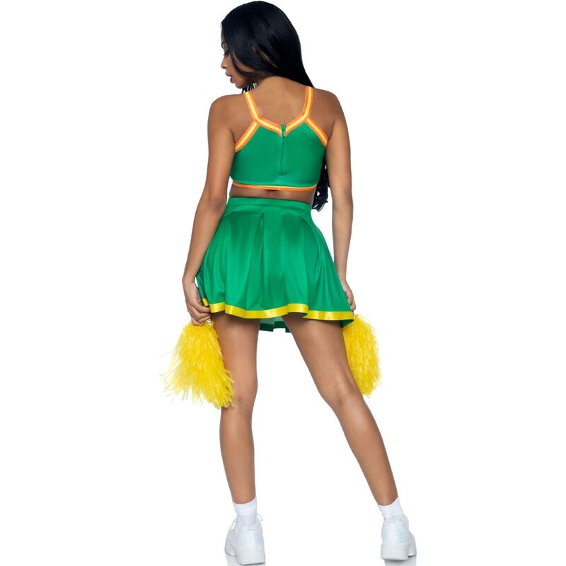 Leg Avenuecostume Cheerleader Green M/L | Niks.fi verkkokauppa