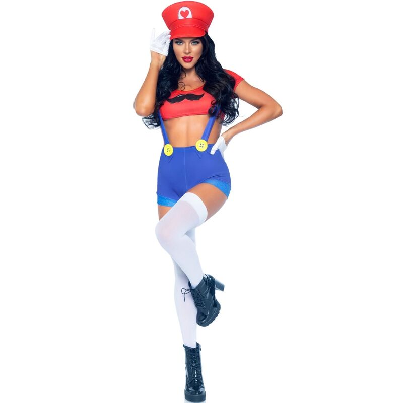 Leg Avenuesexy Costume Mario Bros Red/Blue S | Niks.fi verkkokauppa
