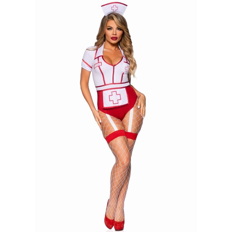 Leg Avenuesexy Nurse Costume Red/White M | Niks.fi verkkokauppa