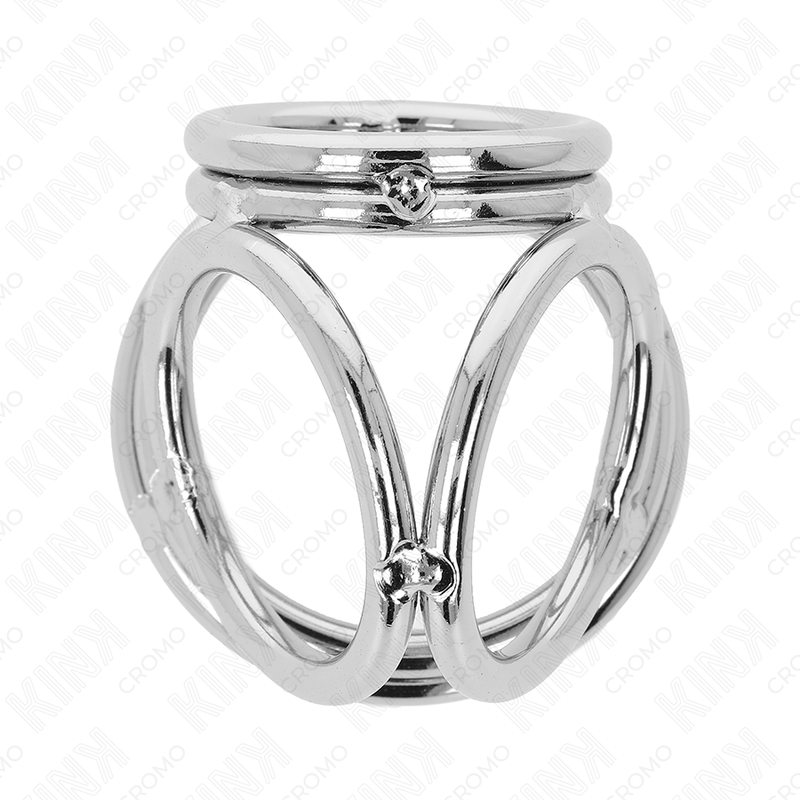 Kinktriple Chrome Metal Penis Ring 3.8 Cm To 5 Cm Model 1 | Niks.fi verkkokauppa