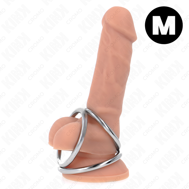 Kinktriple Chrome Metal Penis Ring 3.8 Cm To 5 Cm Model 2 | Niks.fi verkkokauppa