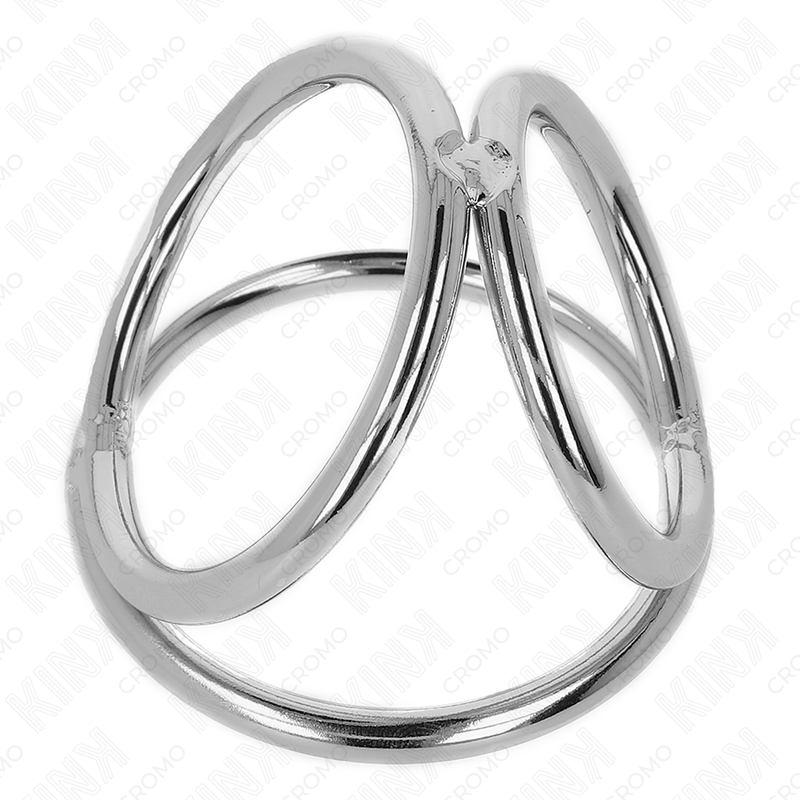Kinktriple Chrome Metal Penis Ring 3.8 Cm To 5 Cm Model 2 | Niks.fi verkkokauppa