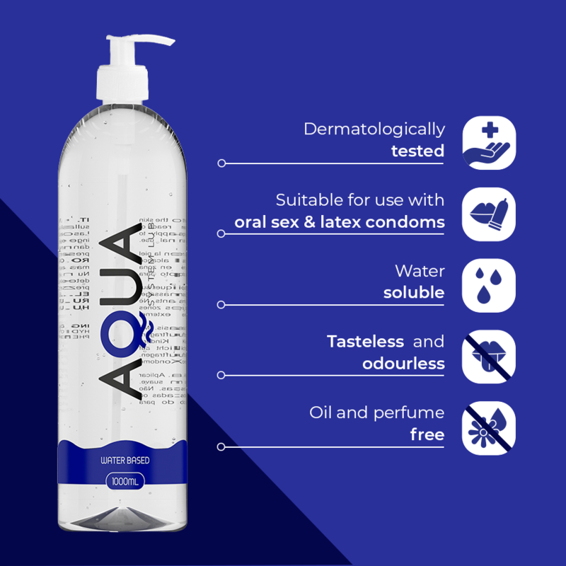Aqua Qualitywater Based Lubricant 1000 Ml | Niks.fi verkkokauppa