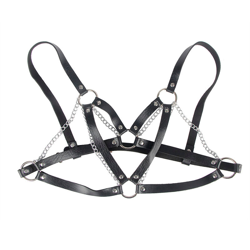 Subblime953713 Punk Bondage Belt Metal Buckle Black One Size | Niks.fi verkkokauppa