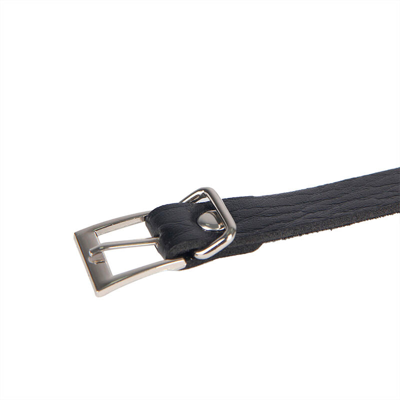 Subblime953713 Punk Bondage Belt Metal Buckle Black One Size | Niks.fi verkkokauppa