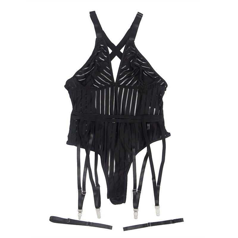 Subblime954147 Body With Garter Belt Black S/M | Niks.fi verkkokauppa