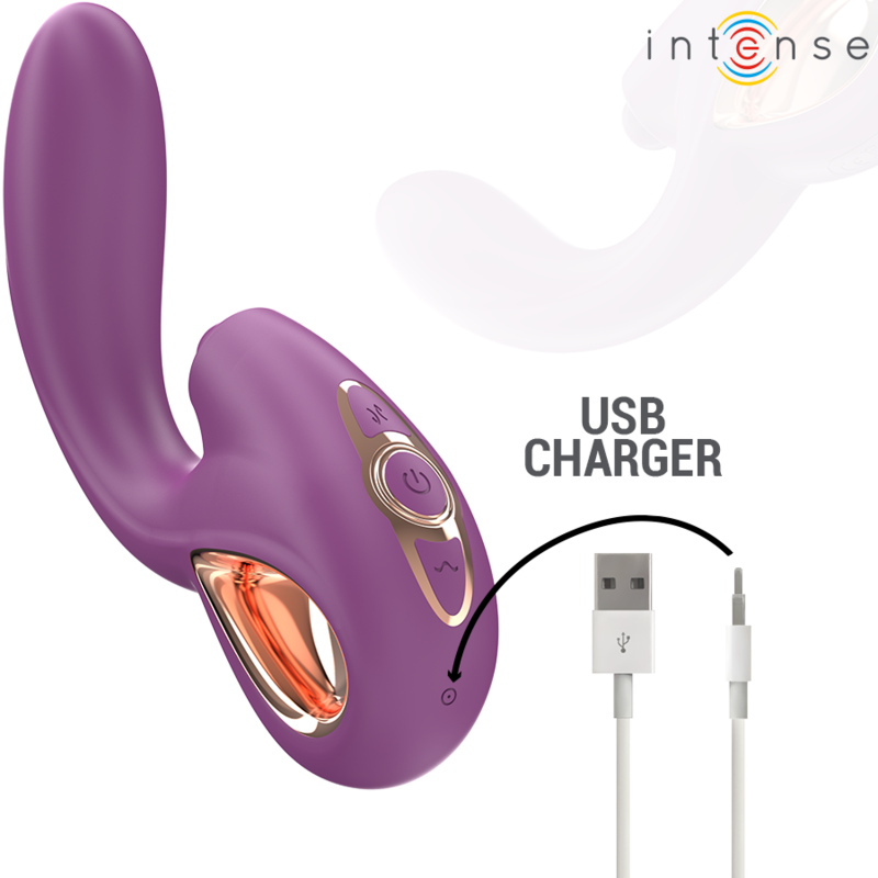 Intenselali Multifunction G-Spot Vibrator Tapping & Thrust & Vibration Purple | Niks.fi verkkokauppa
