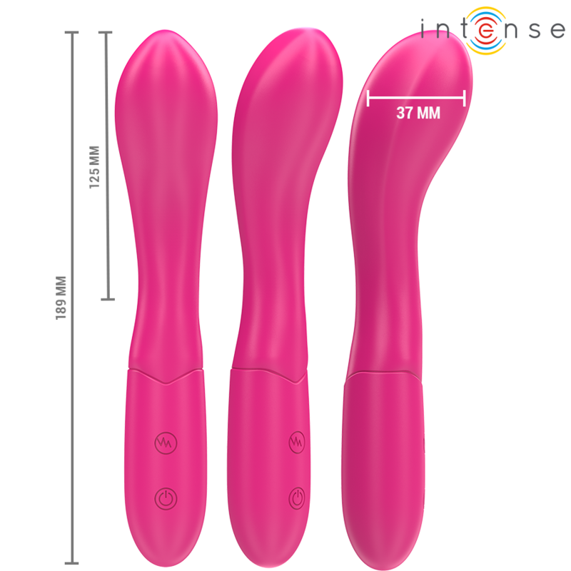 Intenselisette Vibrator 19 Cm Flexible 10 Vibrations Pink | Niks.fi verkkokauppa