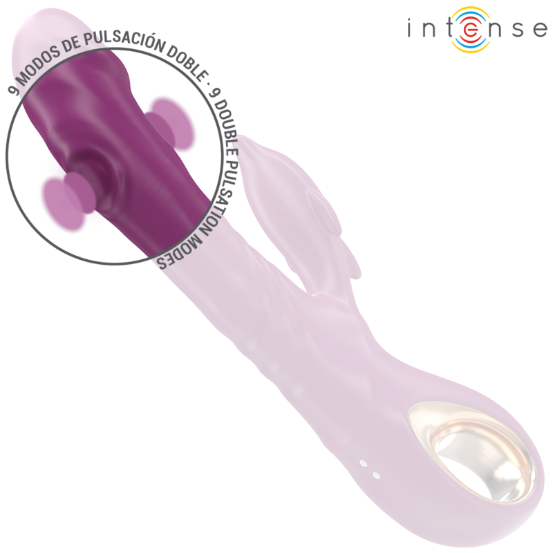Intensehalle Multifunction Vibrator With Dolphin Stimulating Tongue Purple | Niks.fi verkkokauppa