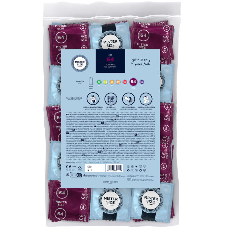 Condoms Size Xxl 64 Mm (100 Units) | Niks.fi verkkokauppa
