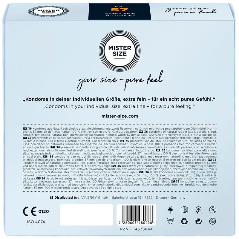 Condom Size L 57 Mm (36 Units) | Niks.fi verkkokauppa