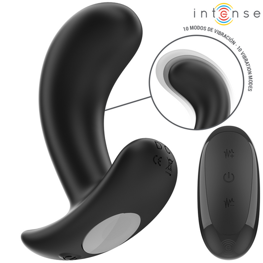 Intensechandler Anal Plug 10 Vibrations Black Remote Control | Niks.fi verkkokauppa