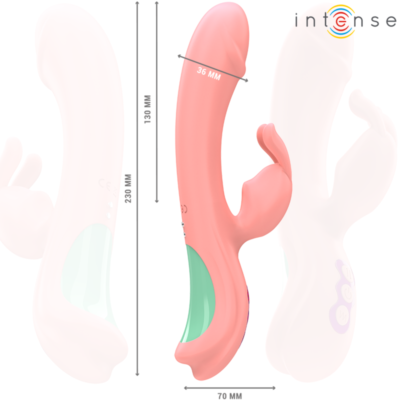 Intenserachel Rabbit Vibrator 5 Vibrations Pink | Niks.fi verkkokauppa