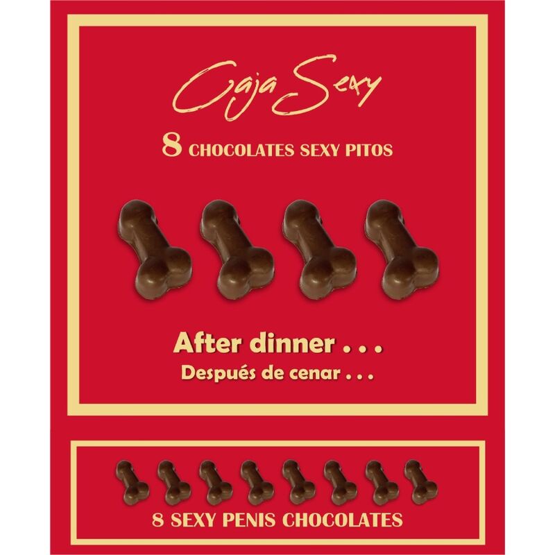 Diablo Picantebox Of 8 Penis-Shaped Chocolates | Niks.fi verkkokauppa