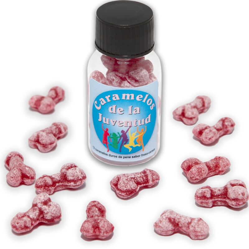 Diablo Picante12 Youth Candies Penis Shape Strawberry/Cherry | Niks.fi verkkokauppa