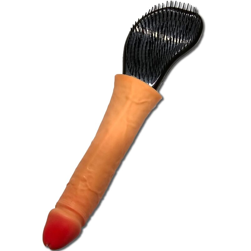Diablo Picantehair Brush With Penis At The Tip | Niks.fi verkkokauppa