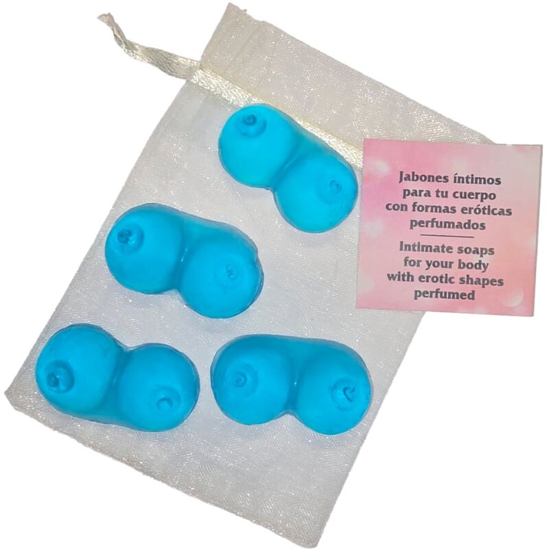 Diablo Picante4 Mini Scented Soaps Shaped Breasts Blue | Niks.fi verkkokauppa