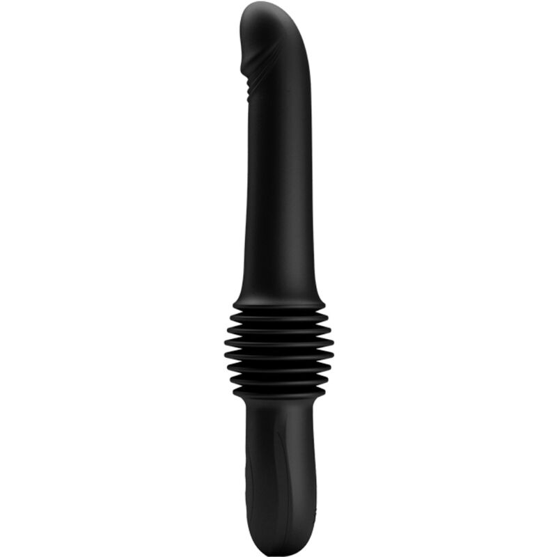 Pazuzu Vibrator 3 Thrust Modes Black | Niks.fi verkkokauppa