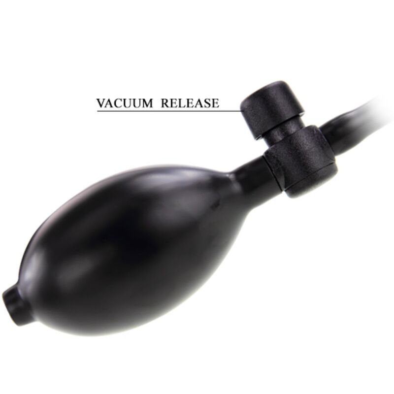 Inflatable Anal Plug Black | Niks.fi verkkokauppa