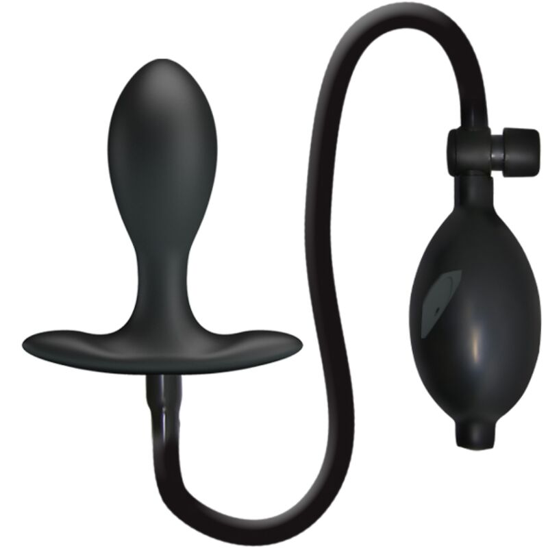 Inflatable Anal Plug Black | Niks.fi verkkokauppa