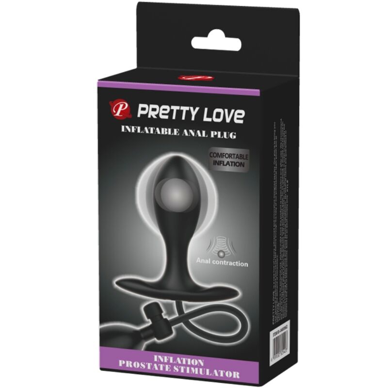 Inflatable Anal Plug Black | Niks.fi verkkokauppa